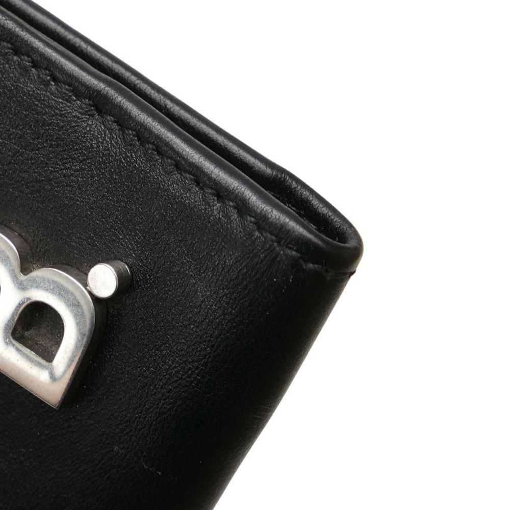 Balenciaga trifold wallet shoulder black leather - Picture 5 of 6